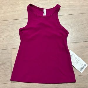 nwt lululemon align waist length racerback tank